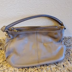 Genuine leather hobo purse